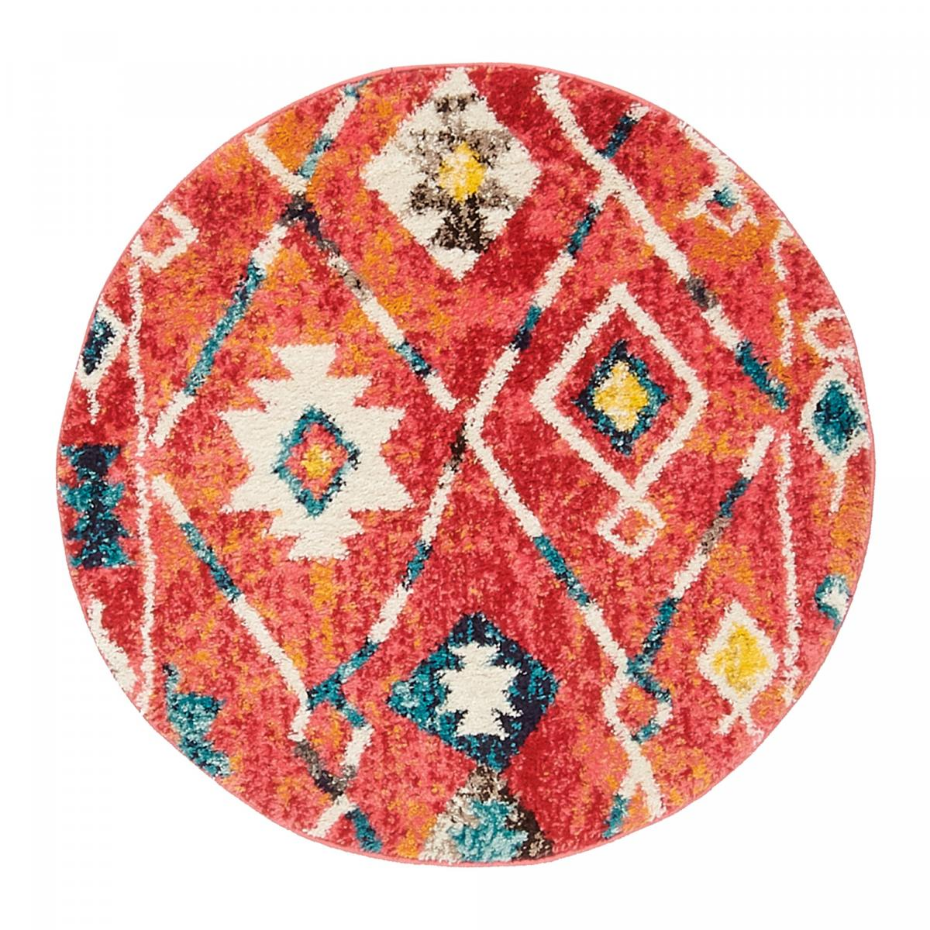 Tapis berbère tissé motifs tribaux LYN5 OURIKA B