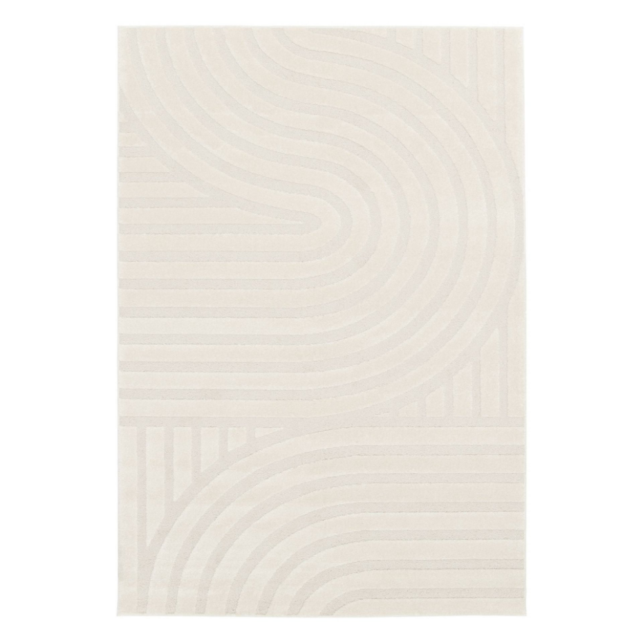 Tapis intérieur motifs arches crème BLAKE