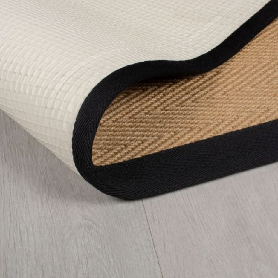 Tapis salon et chambre moderne en jute RIKA