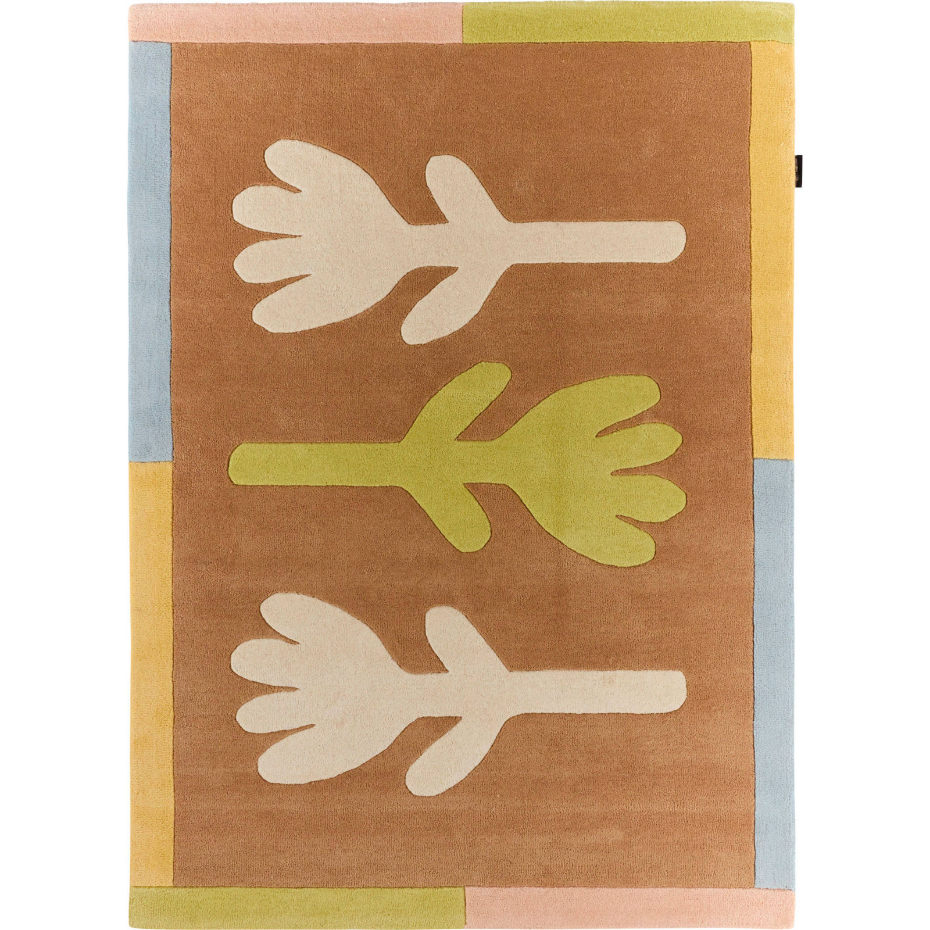 Tapis fait main en laine et coton Pantone