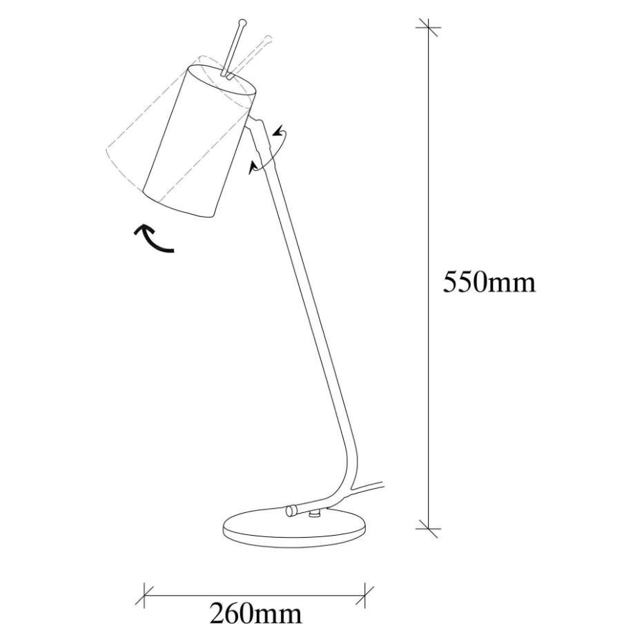 Lampe design chic en métal SFAX