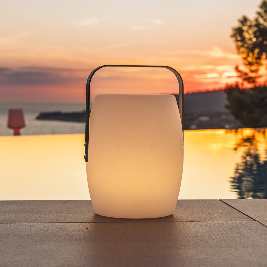 Lanterne sans fil LED LUCY ROCK H31cm