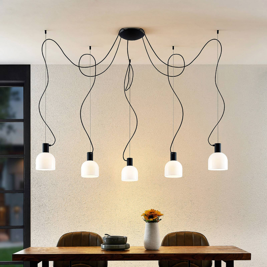 Suspension en verre moderne, Serina
