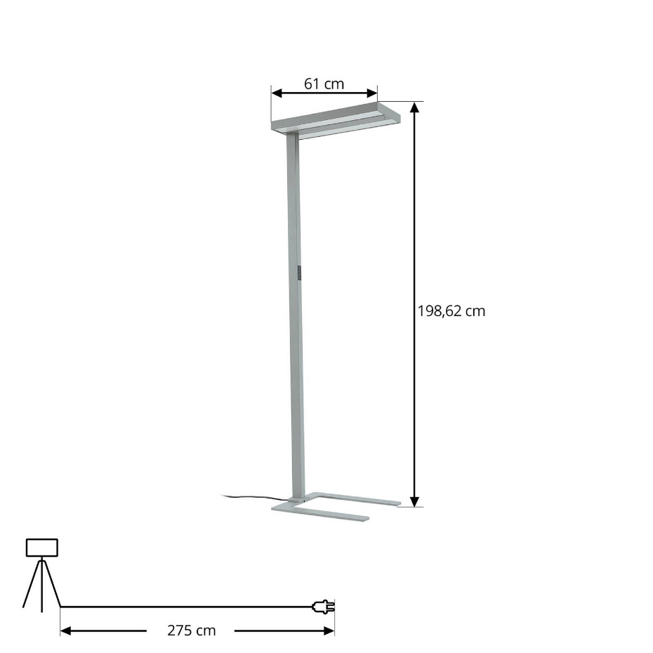 Lampadaires de bureau en aluminium moderneLED