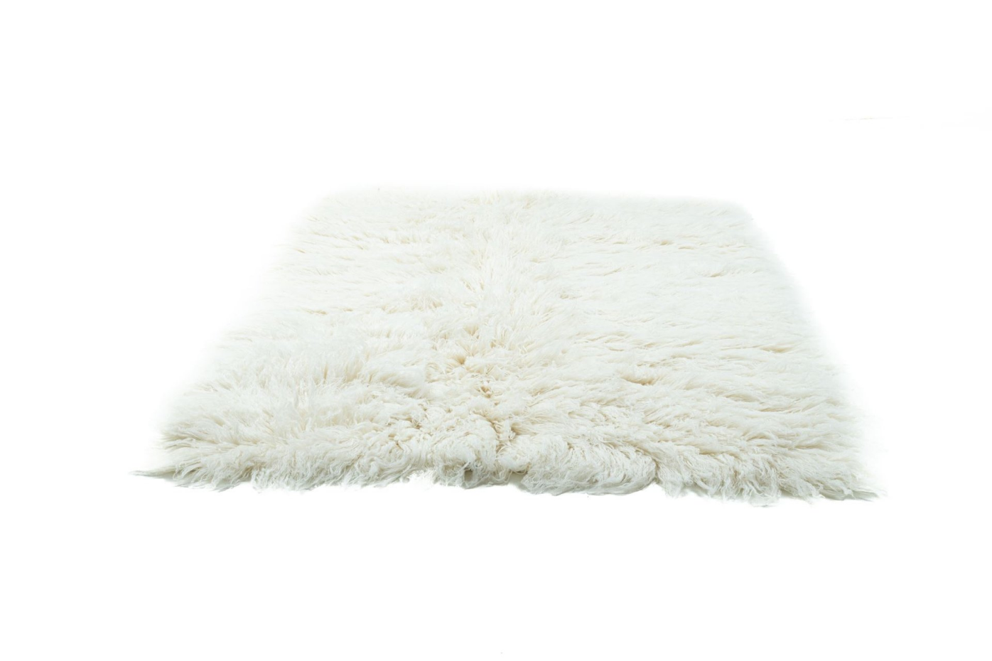 Tapis grec flokati original en laine tissé main - Flokos XXL