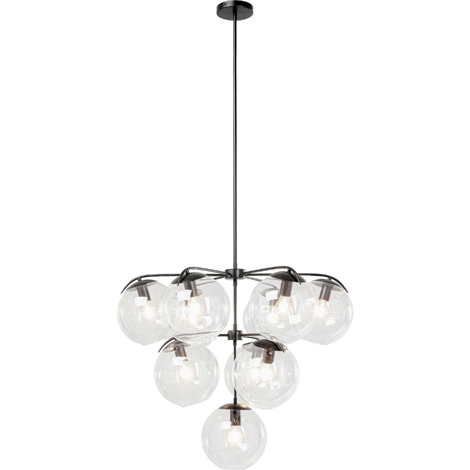 Suspension en verre et acier, LASMINA