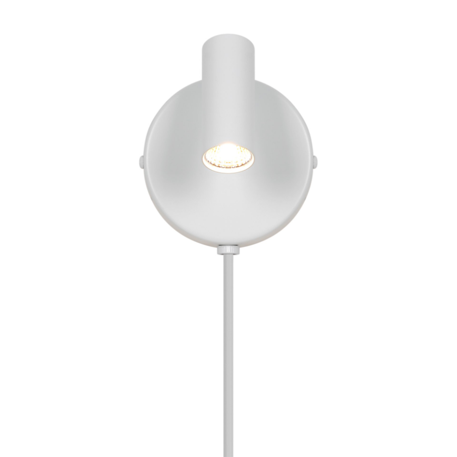 Applique murale Omari Round  Métal Noir ,  H. 12 - IP20 - LEDModule /  Nordlux Intérieur