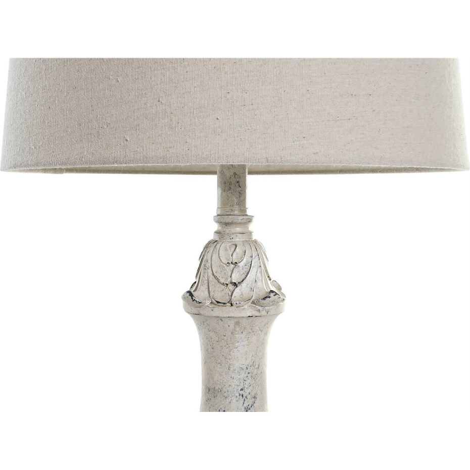 Lampe de table en résine finition  vieilli