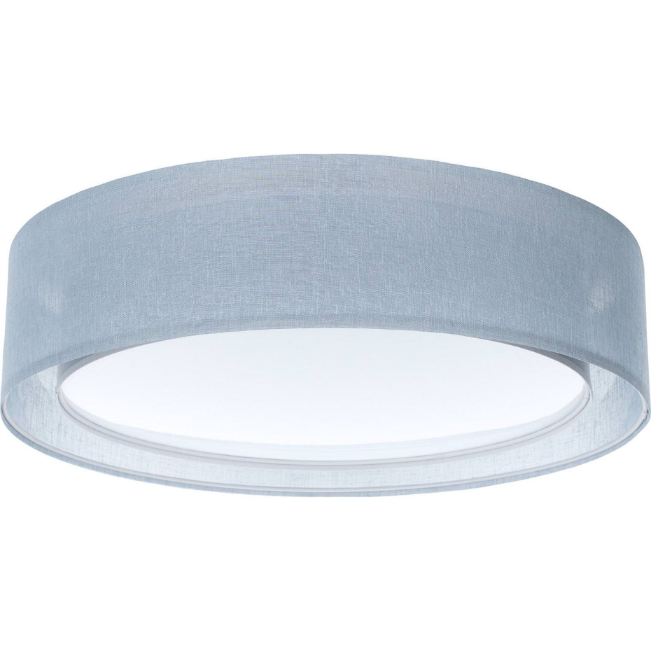 Plafonnier double rond en tissu Puro