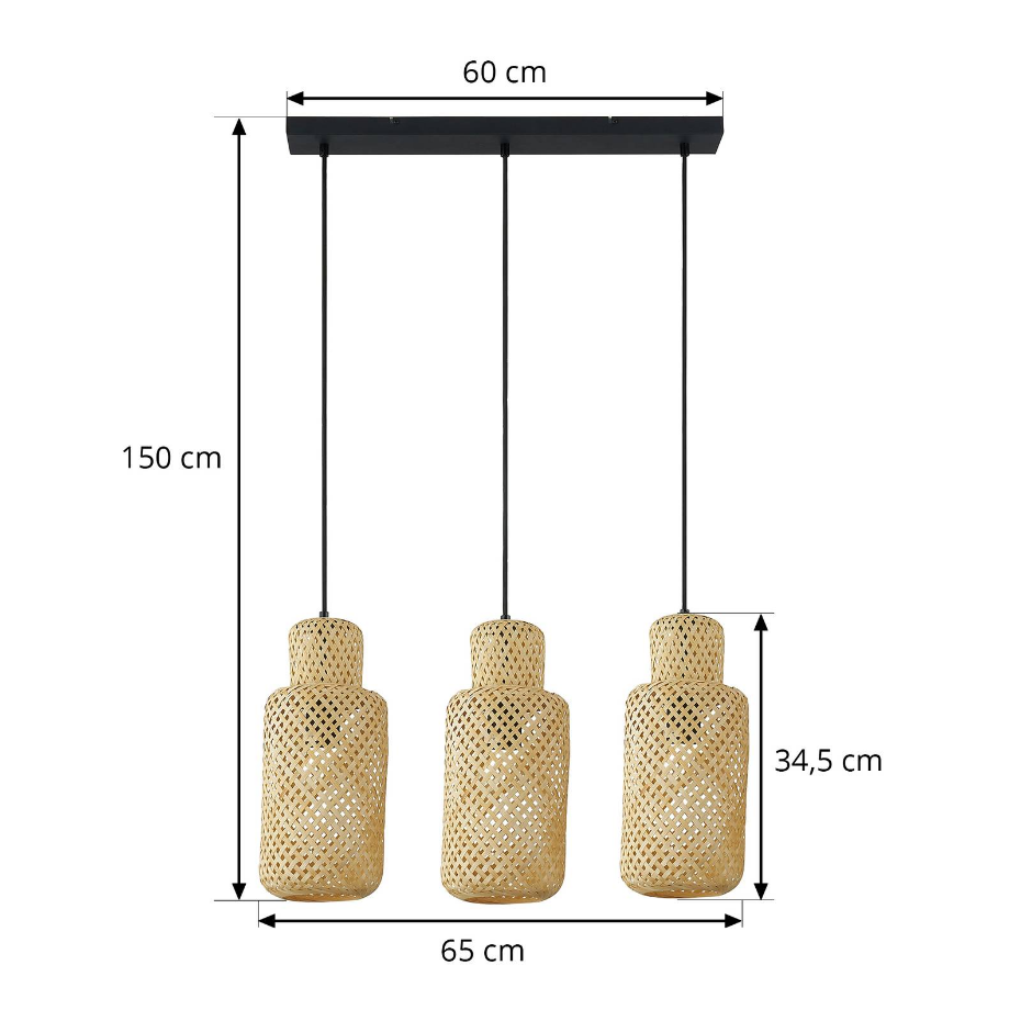 Suspension en bambou traditionnelle, Venora