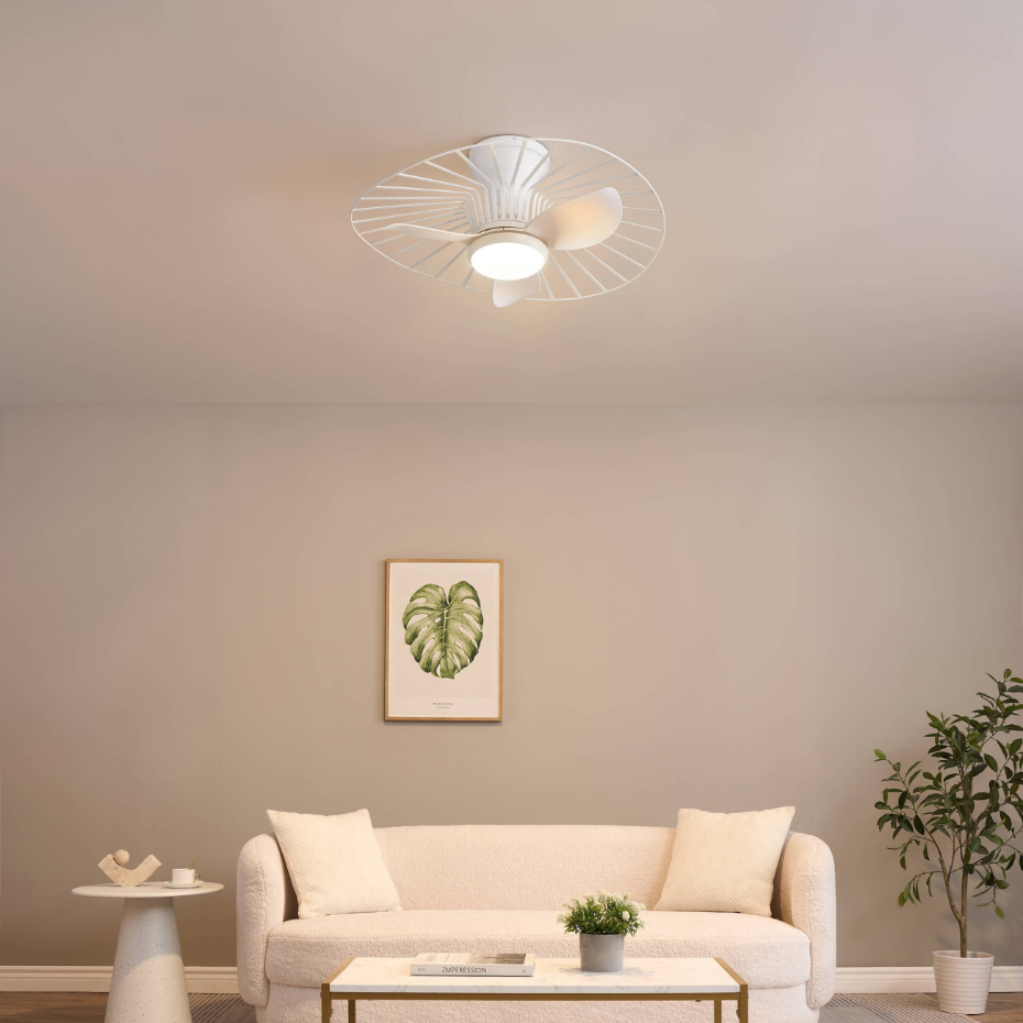 Ventilateur de plafond à LED moderne - MELVIN