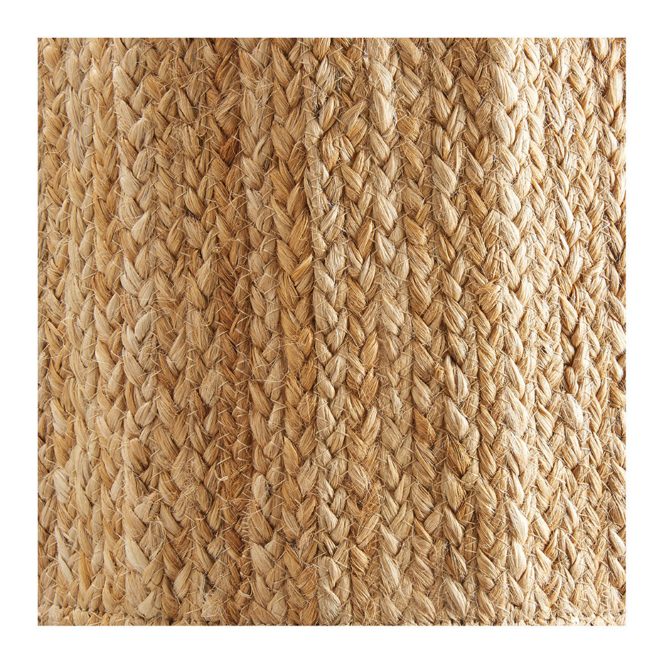 Lampe et son abat-jour en jute