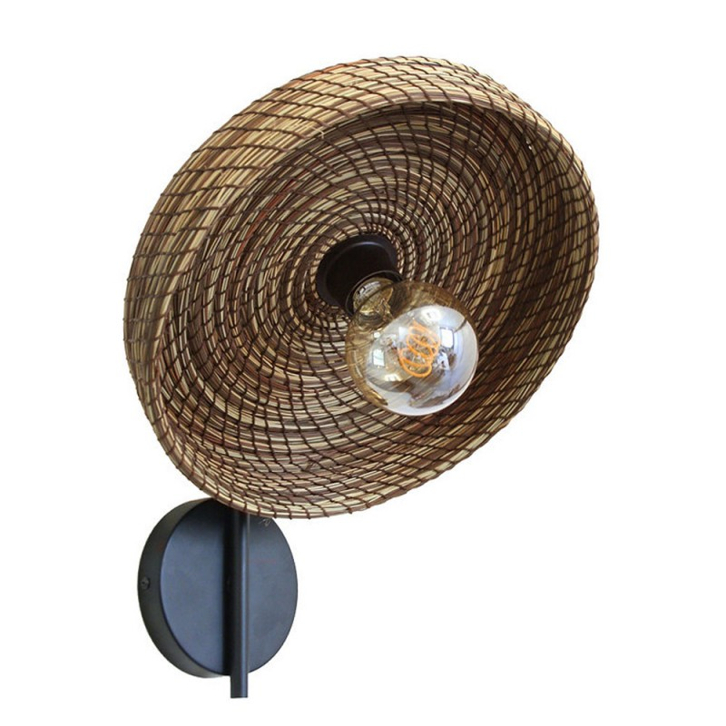Applique Hayara Alfa Tressé Naturel Et Marron