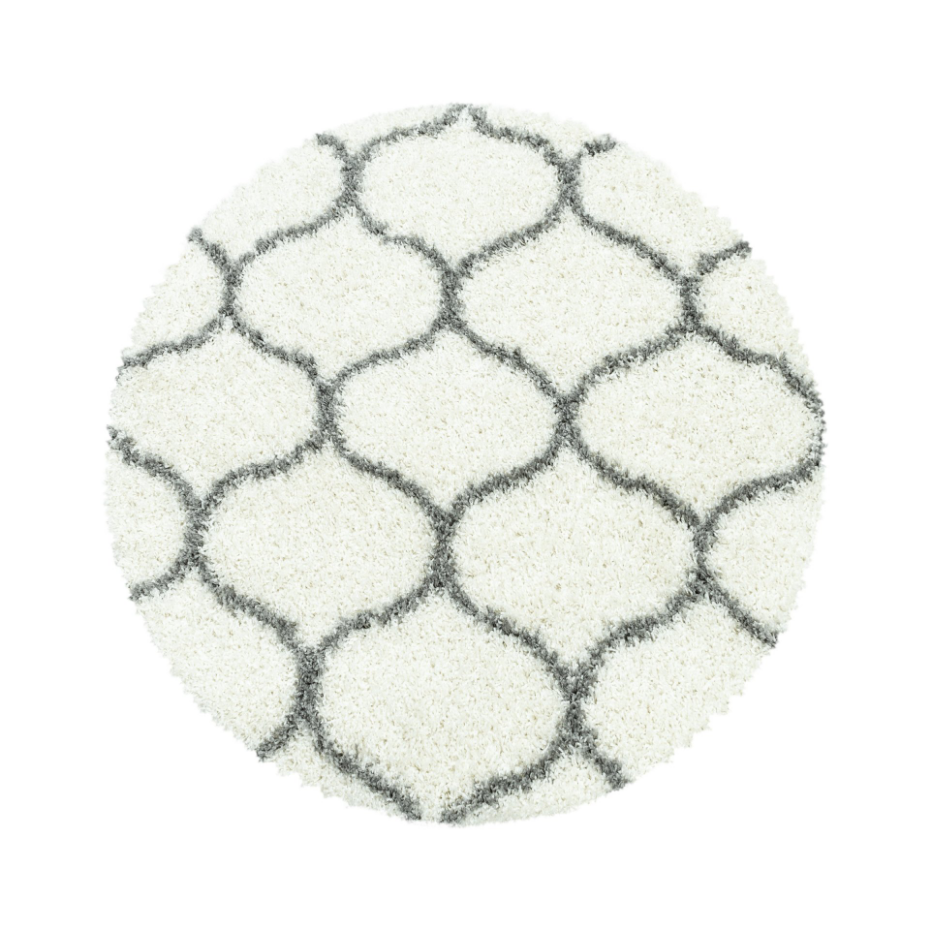 Tapis shaggy à poils long motif scandinave SALSA