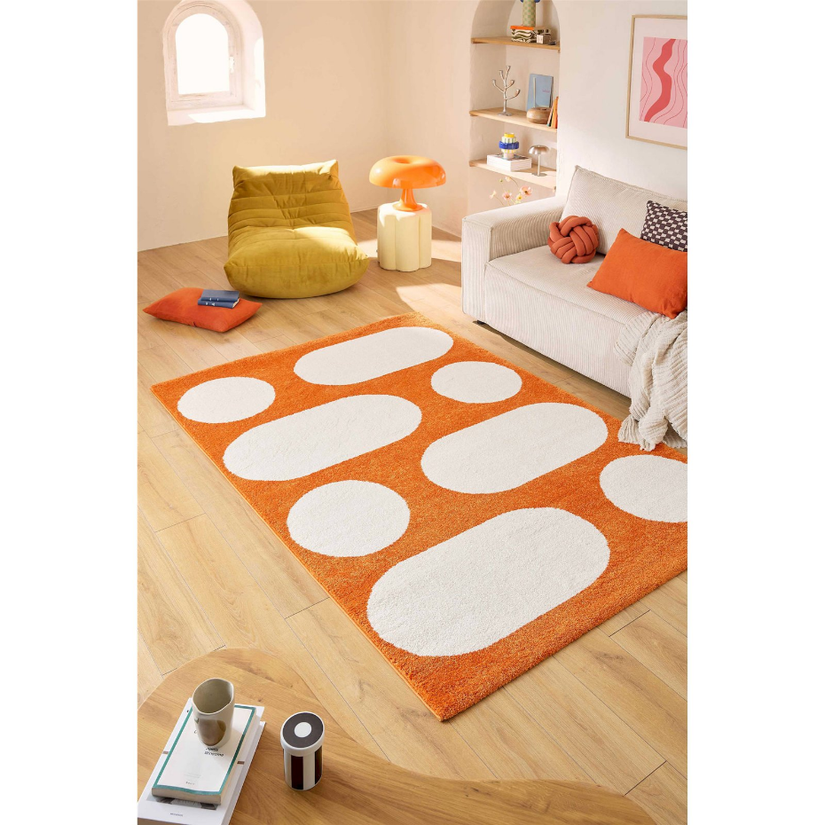 Tapis rectangulaire en polypropylène GROOVY