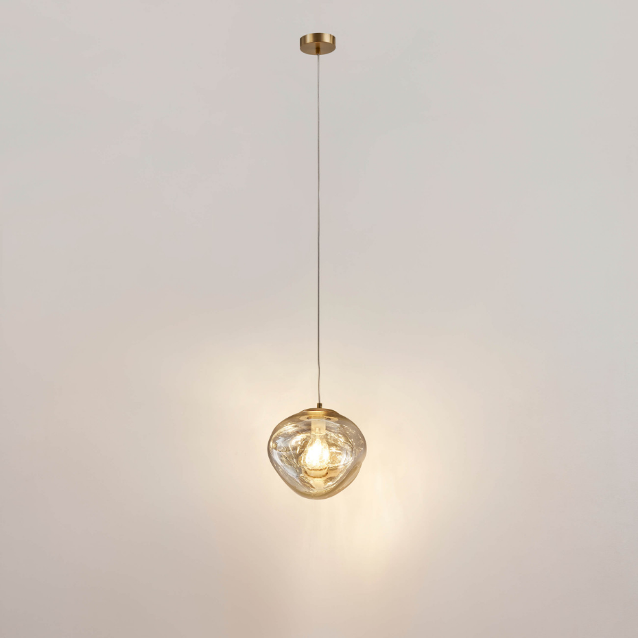 Suspension moderne en verre texturé - ISOTTA