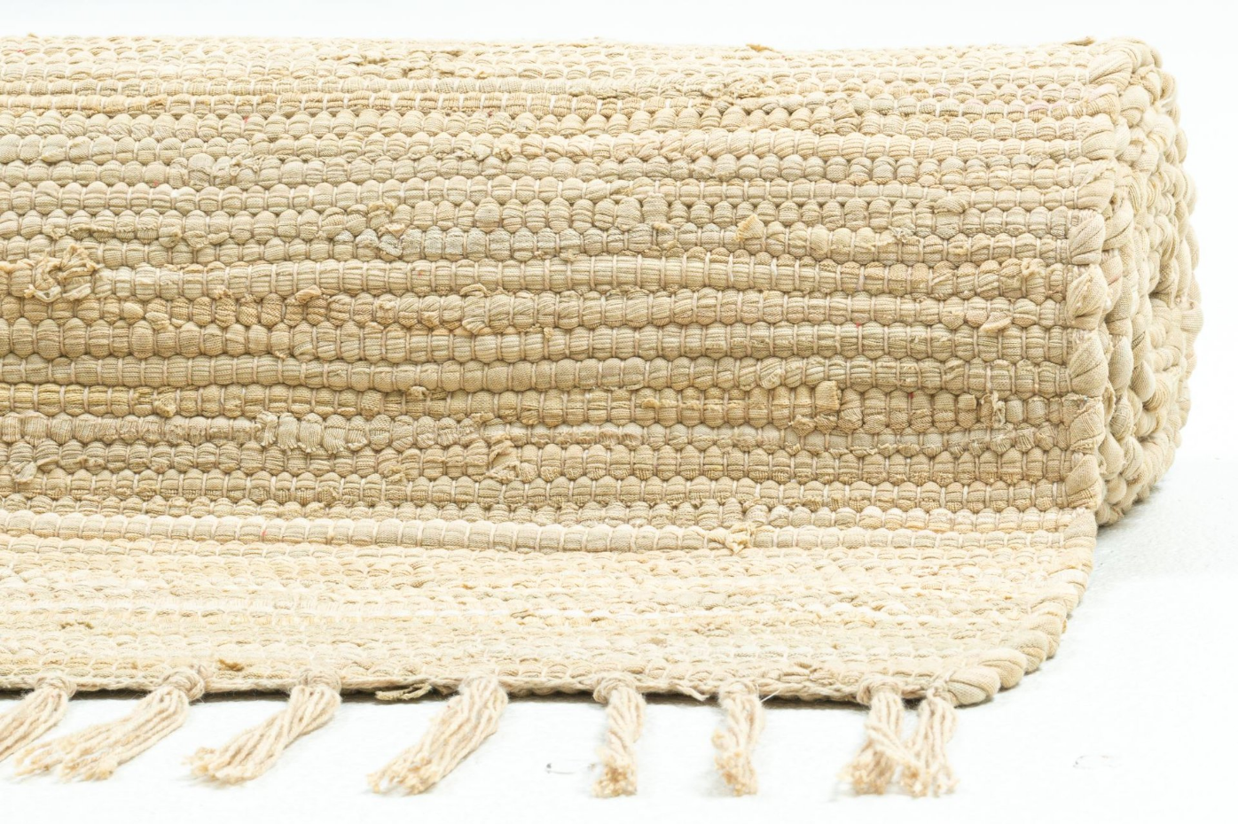 Tapis réversible coloré en coton tissé à la main - Happy Cotton