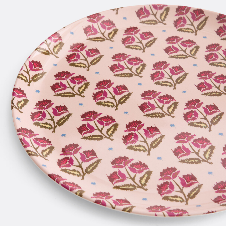 Plateau rond imprimé floral, ANTES