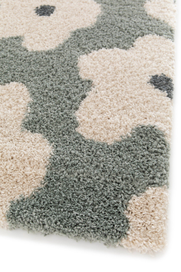 Tapis enfant épais et confortable FLEURS