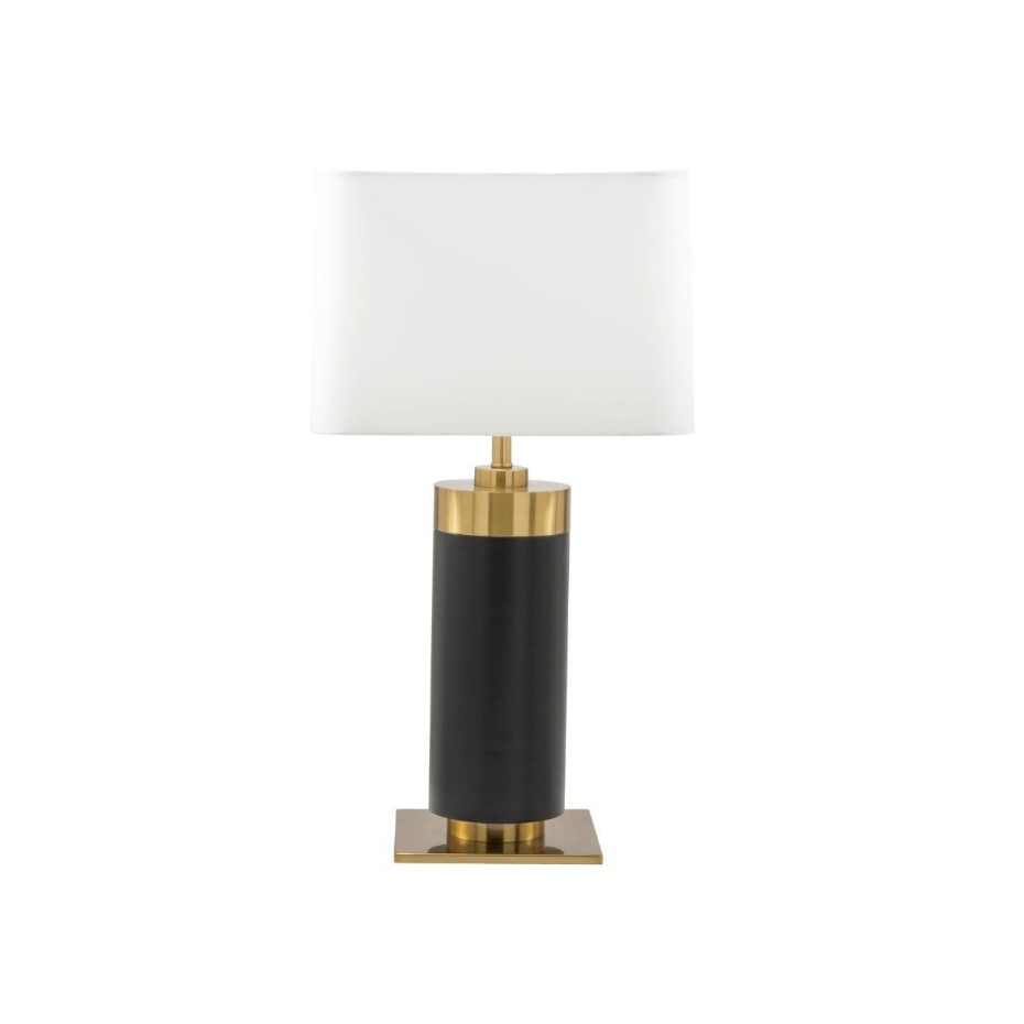 Lampe à poser en métal noir et finition laiton doré H73 cm - VENDOME