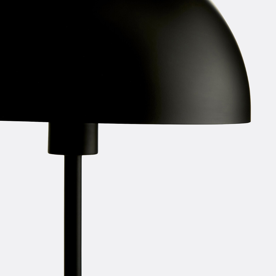 Lampadaire champignon, en métal fer laitonné, Capi