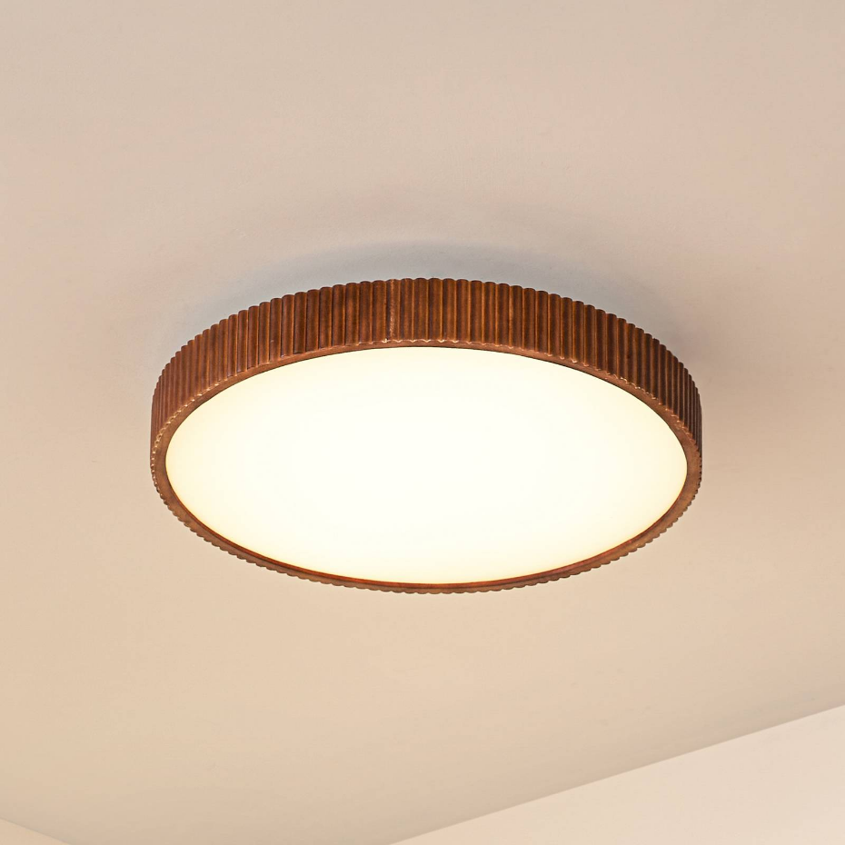 Plafonnier en bois moderneLED, Velua
