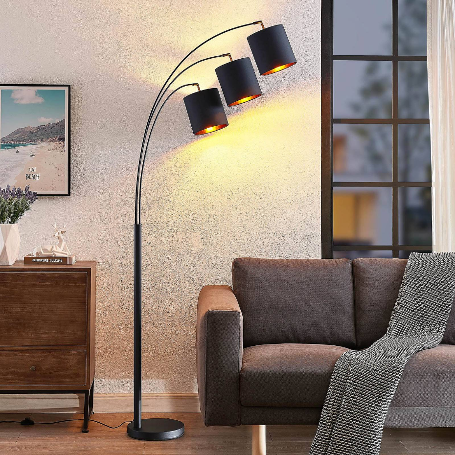 Lampadaire en métal moderne, Nanika