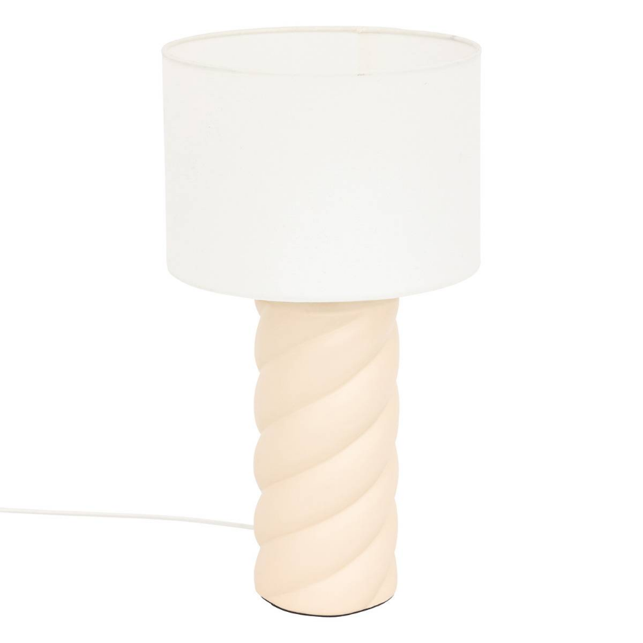 Lampe à poser céramique torsadée NOLY