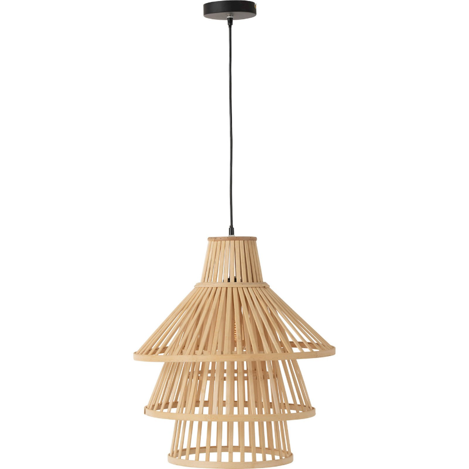Suspension ronde en bambou
