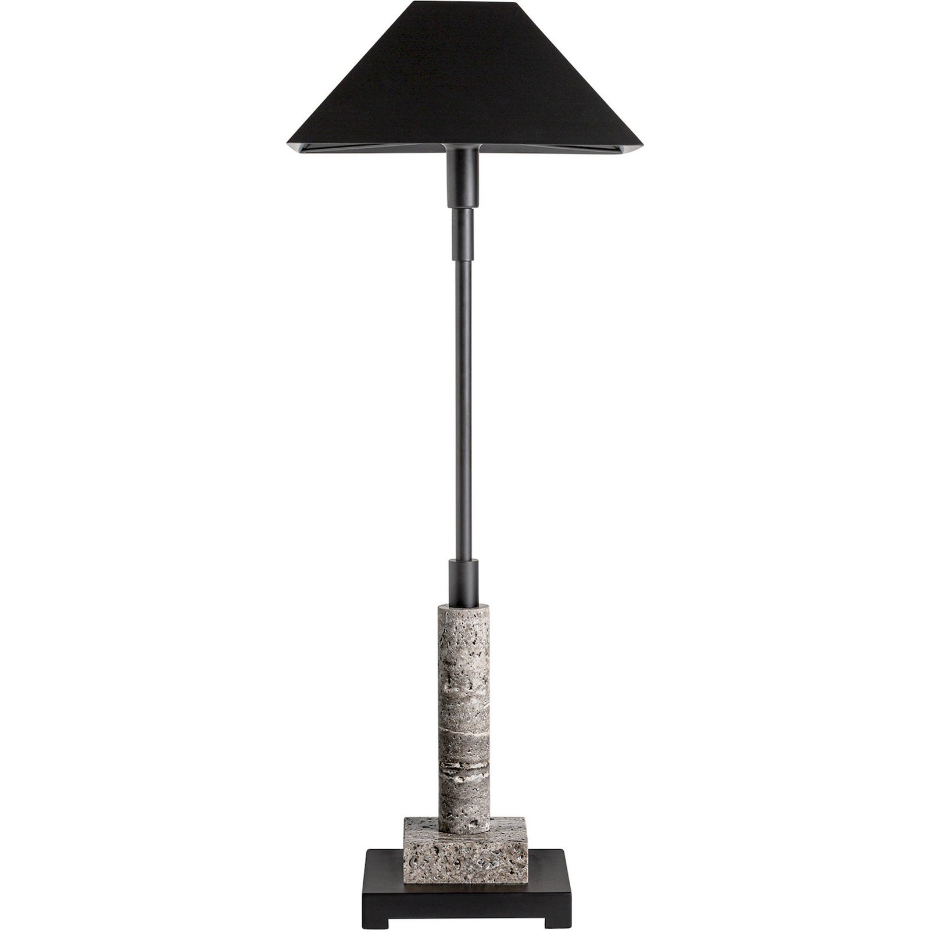Lampe de salon en marbre  finition fumée