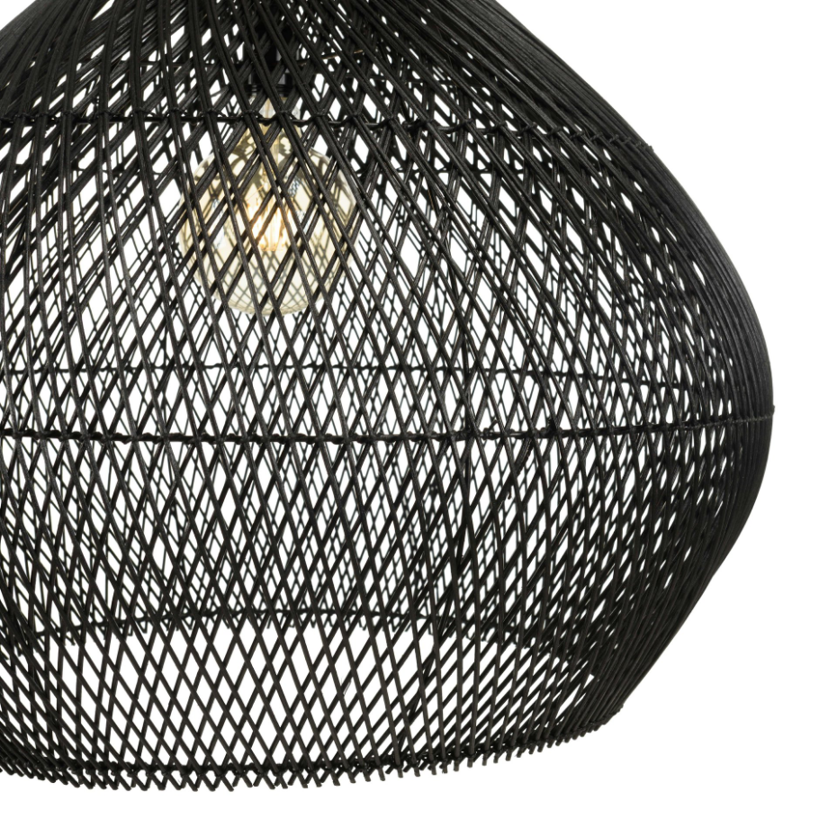 Suspension boule en rotin 68 cm FOLELLI