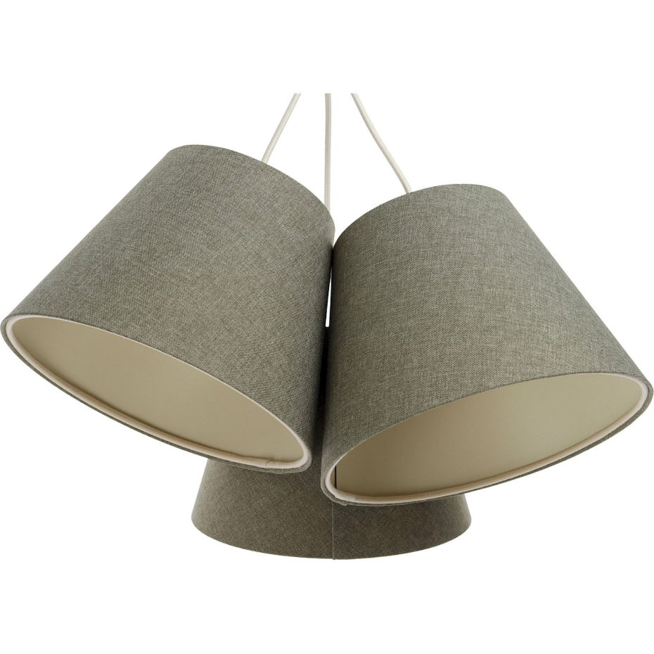 Suspension ronde en tissu Boho Elegant