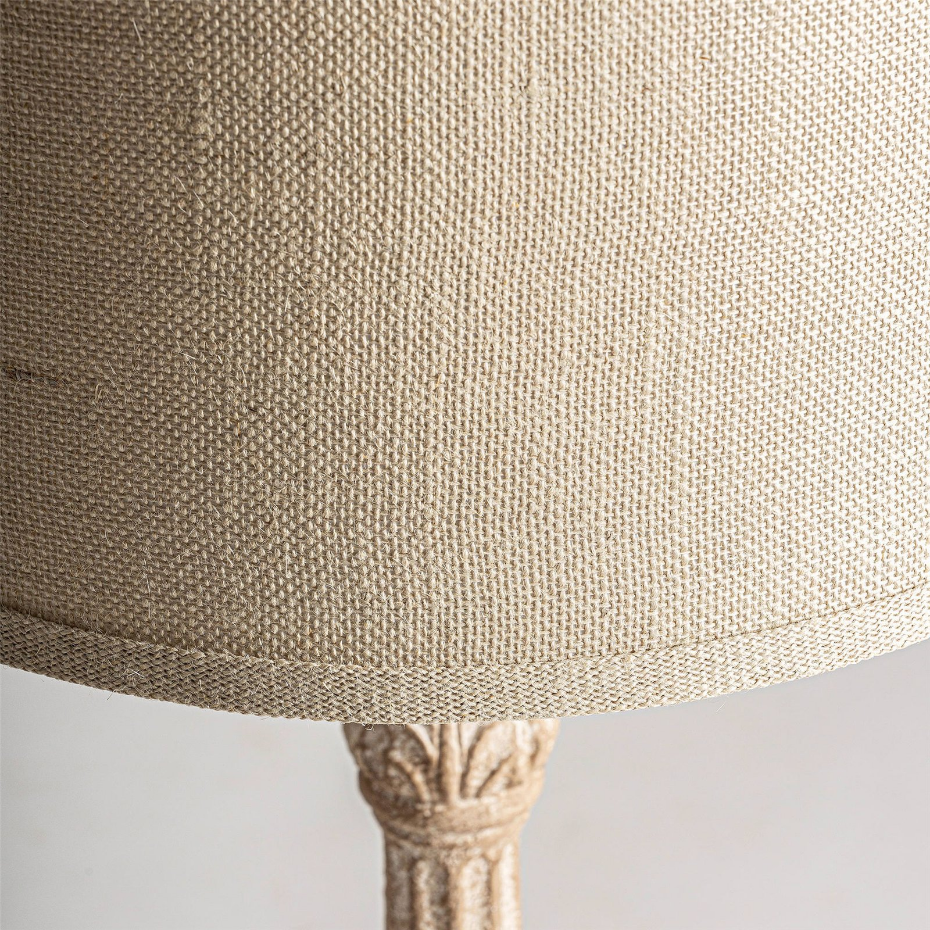 Lampe de salon provençale en résine et fer