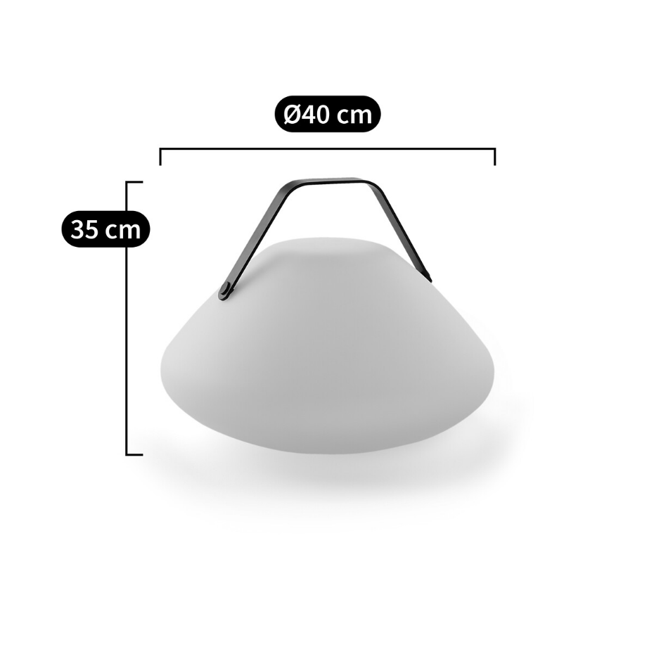 Lampe baladeuse extérieure, XL, Spingolo