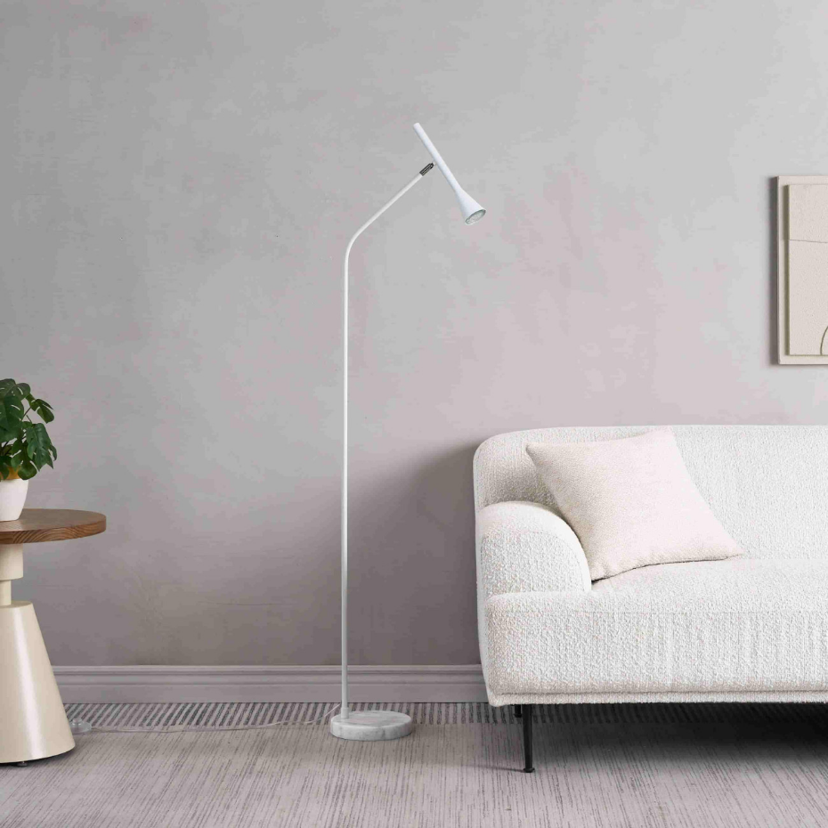 Lampadaire liseuse sobre et stable - HOLEN