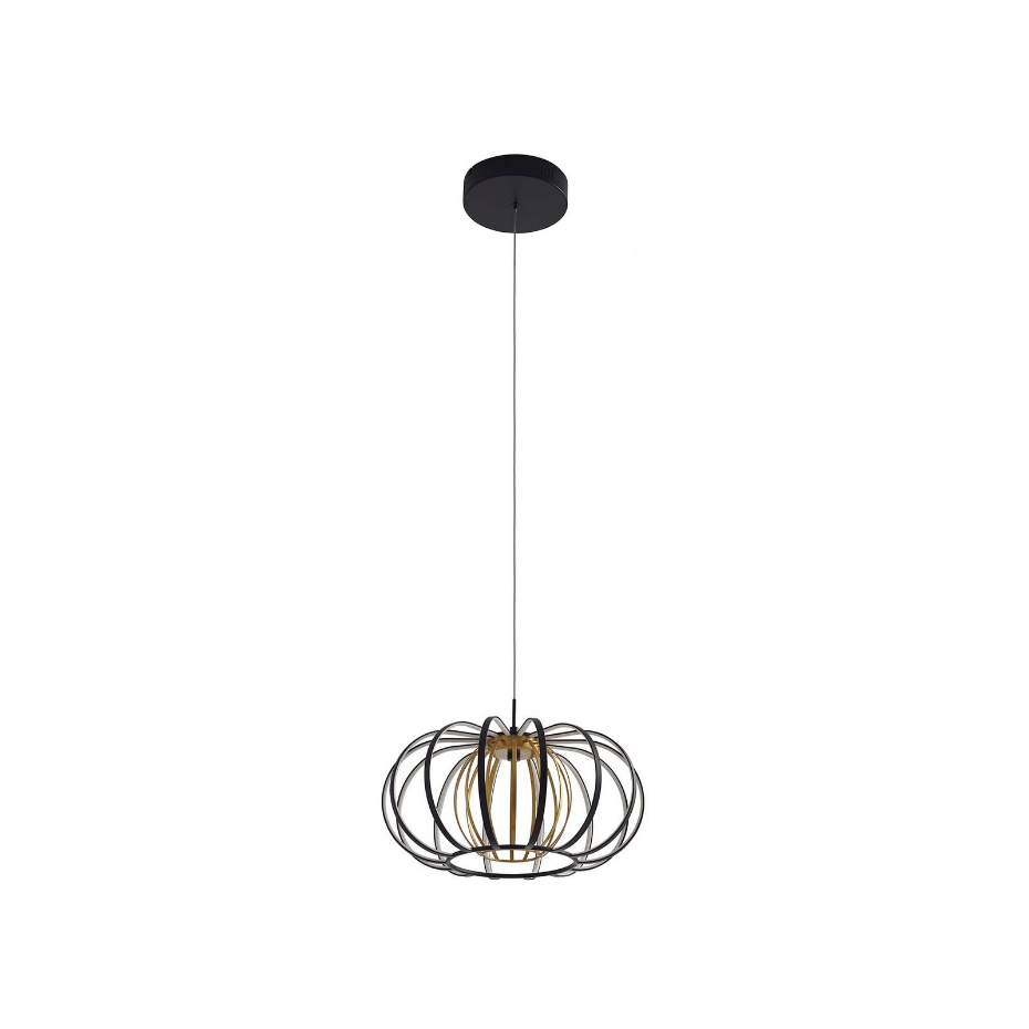 Suspension en métal moderneLED, Birger