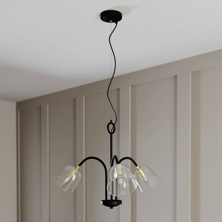 Suspension en verre vintage, Anjita