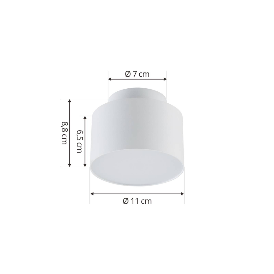 Plafonnier en aluminium moderneLED, Nivoria