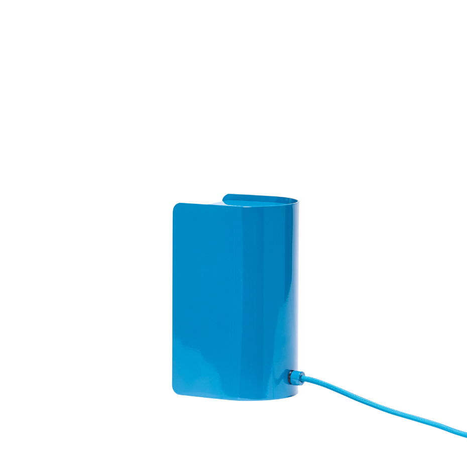 Lampe de table en fer et verre BOOK