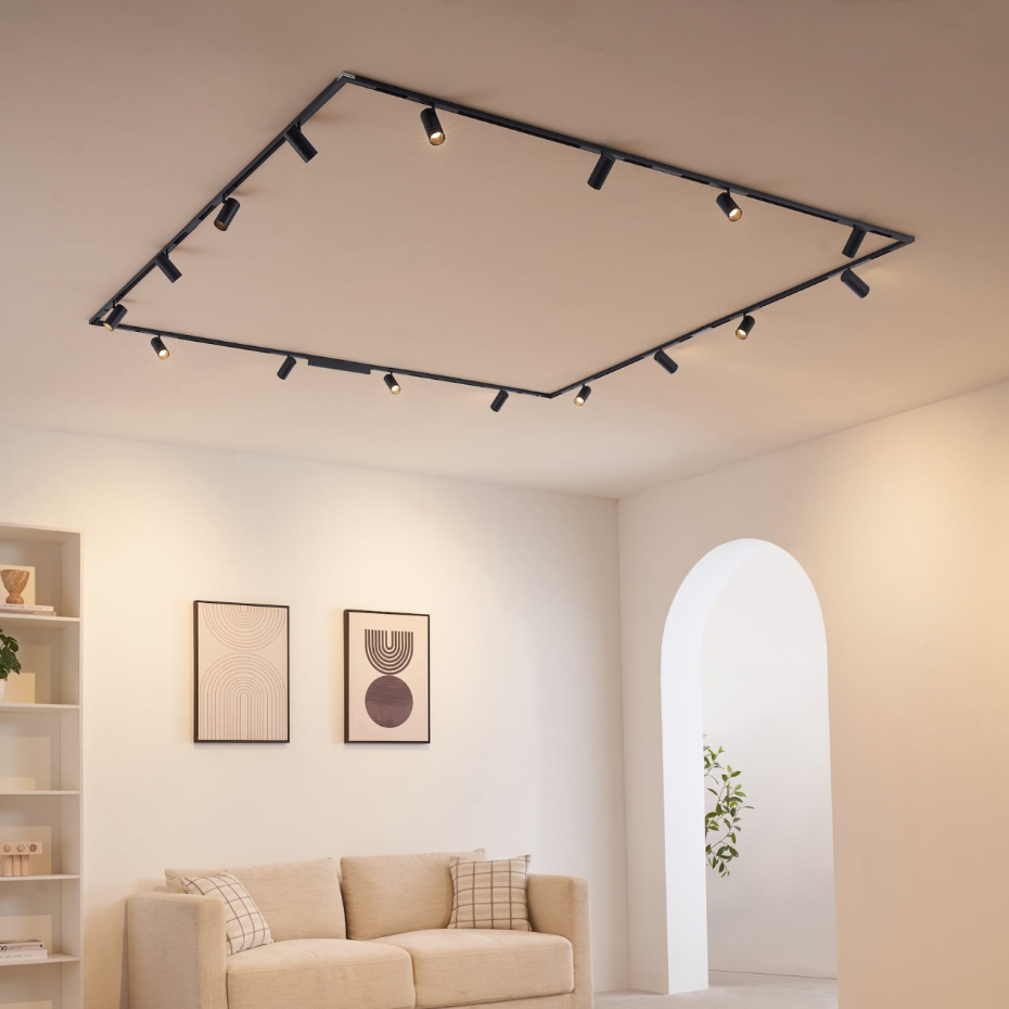 Pack rail magnétique 16 spots - LYNE