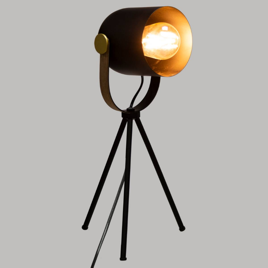 Lampe trépied projecteur orientable vintage BIL