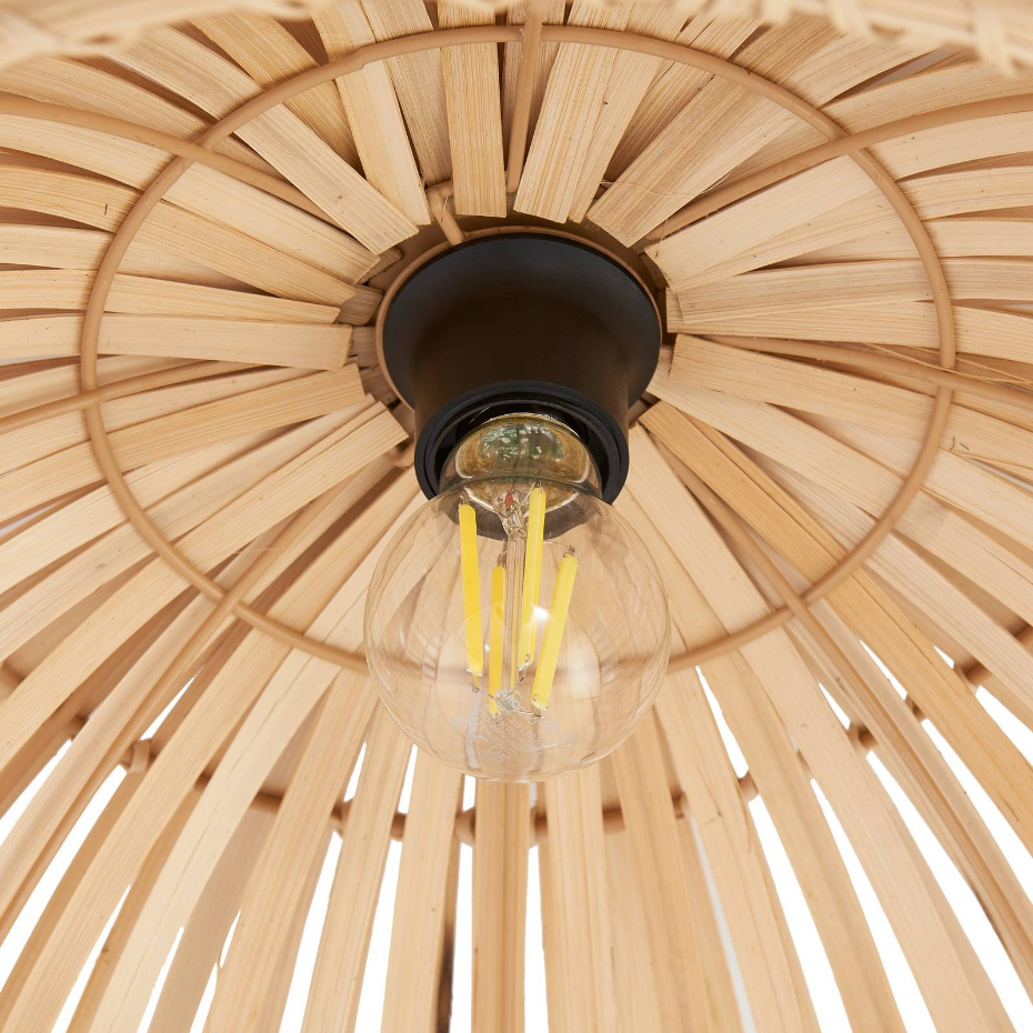 Plafonnier en bambou scandinave, Ilajus