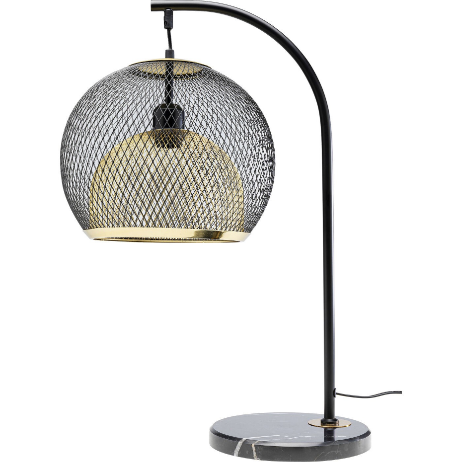Lampe en acier et marbre, GRATO
