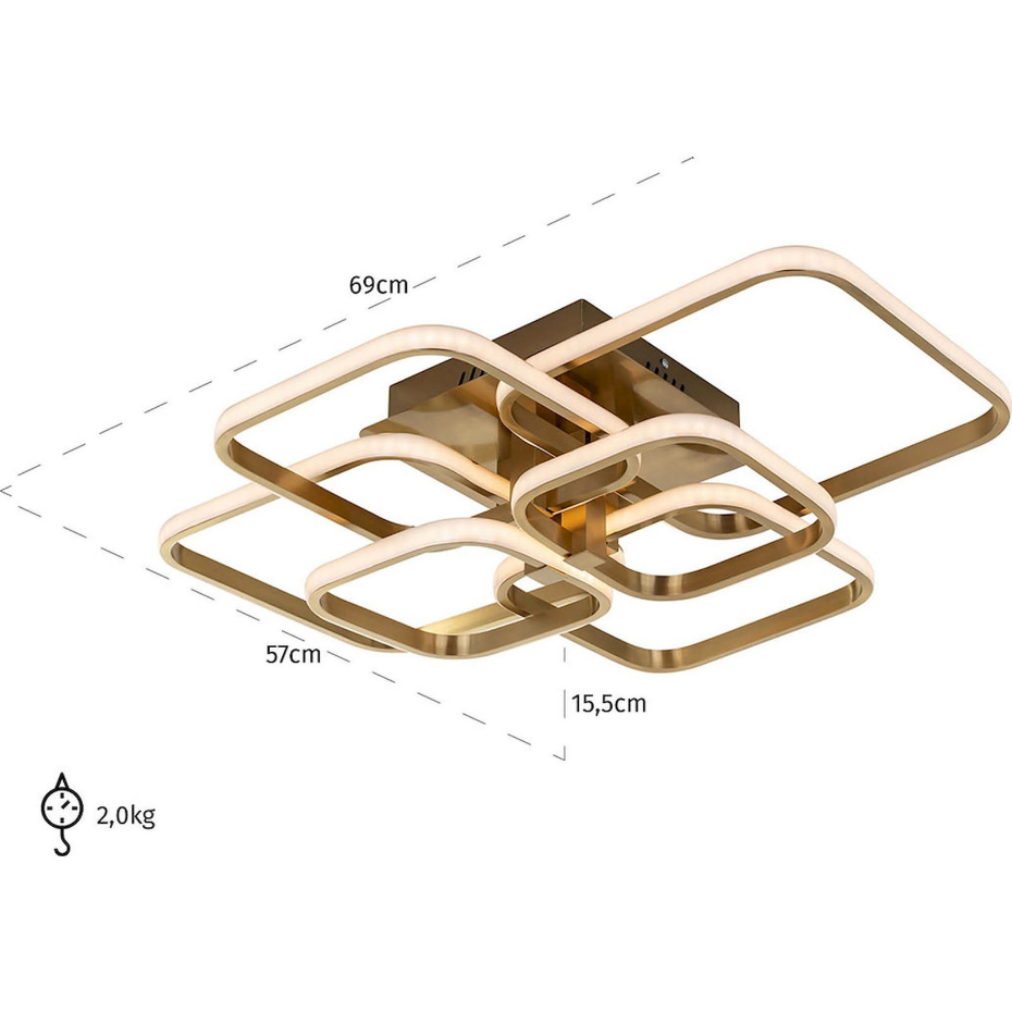 Plafonnier en aluminium Cailey Richmond Decoration