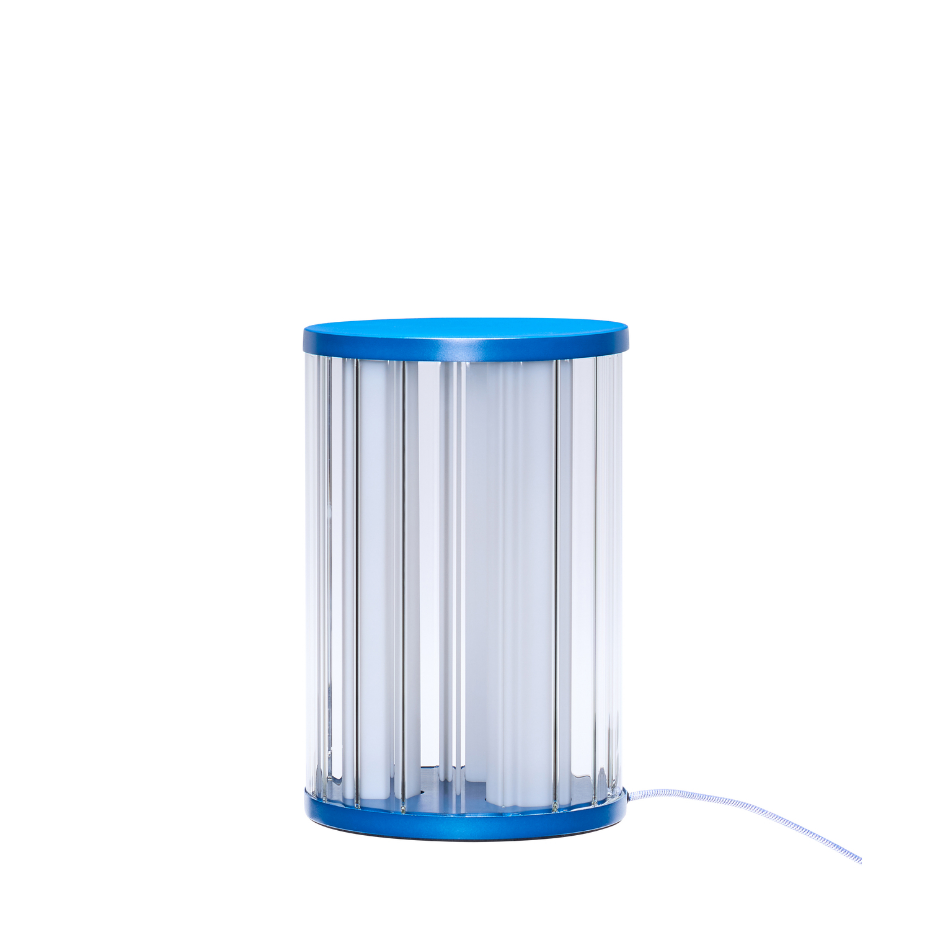 Lampe de table en fer et verre ARU