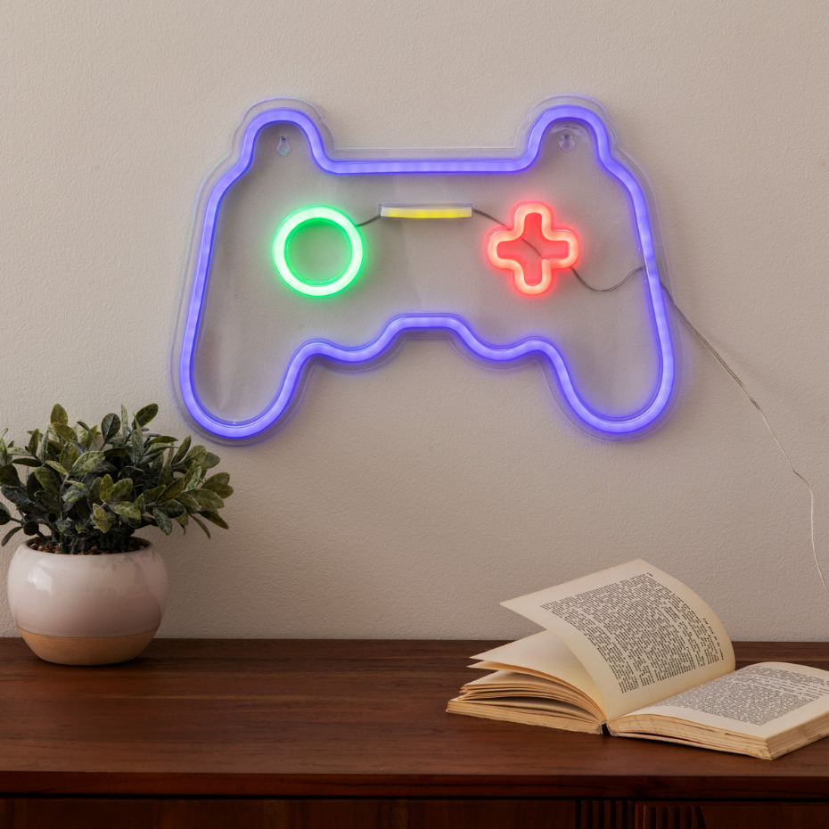 Tube néon mural LED MANETTE