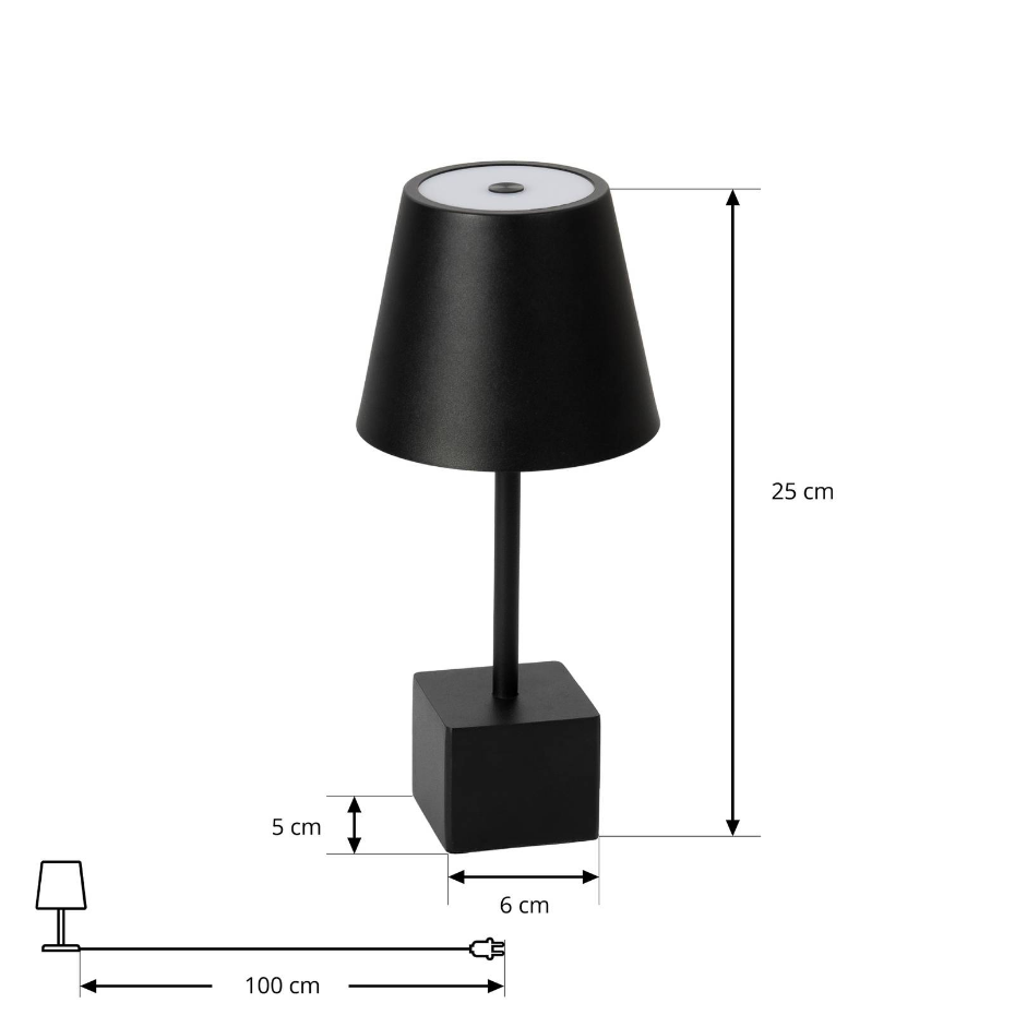 Luminaire de terrasse en métal moderneLED