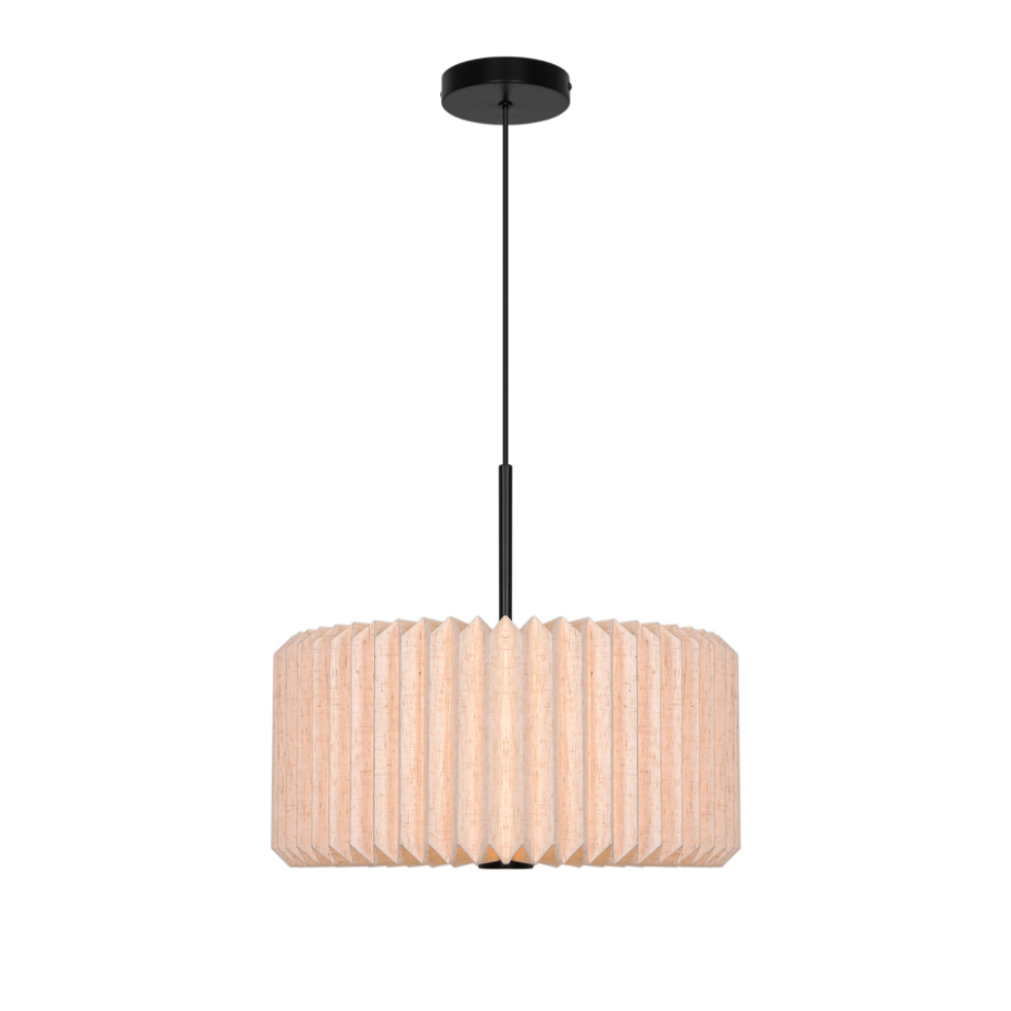 Suspension Vivienne 40  Textile Noir ,  H. 35 - IP20 - E27 /  Nordlux Intérieur