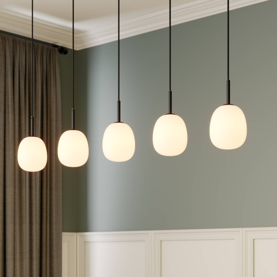 Suspension en verre moderne, Etiena