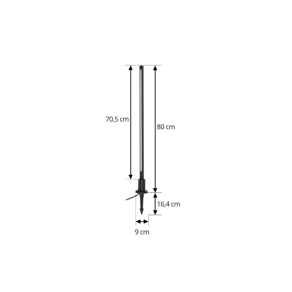 Luminaire extérieur en aluminium moderneLED